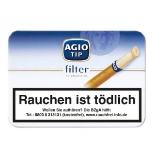 Agio Filter Tip Blau 50er
