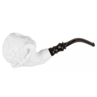 Altinay Blockmeerschaumpfeife Blumen/Kralle