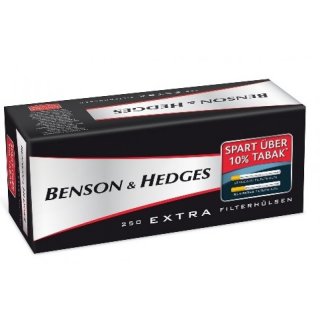 Benson & Hedges Extra Hülsen 250er