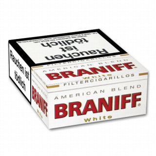 Braniff White Naturdeckblatt 8x23