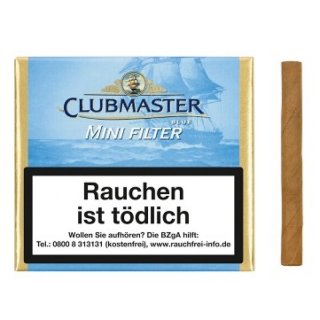 Clubmaster Mini Filter Blue 20er