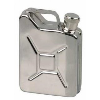 Flachmann Kanister chrom 6oz/180 ml