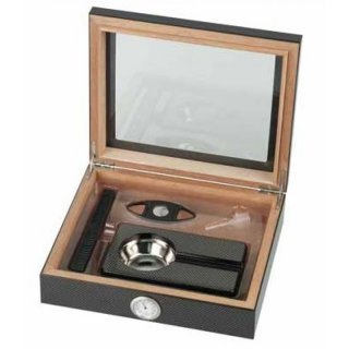 Humidor Set Carbon Design