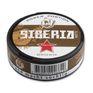 Siberia 80° Brown Power Portion Chewing Bags 20g
