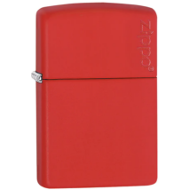 Zippo Red Matte mit Logo 60001204