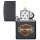 Zippo schwarz matt Harley-Davidson Bar & Shield