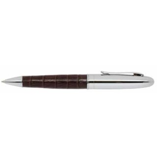 ZIPPO Ballpen Burgundy Leather Wrap