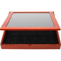 Zippo Sammlervitrine Rosenholz 20er