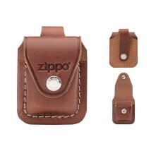 Zippo Ledertasche braun mit Schlaufe 60001216