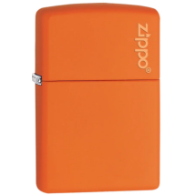 Zippo Orange Matte mit Logo 60001268