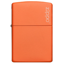 Zippo Orange Matte mit Logo 60001268