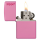 Zippo Pink Matte mit Logo 60001206