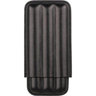 Cigarrenetui Lederoptik schwarz 3er
