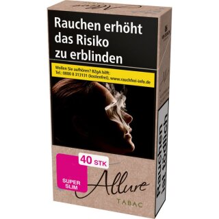 ALLURE Organic / Tabac Super Slims XXXL 100 13,50 Euro (10x40)