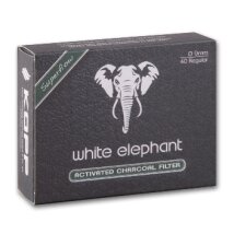 White Elephant Aktivkohlefilter 9mm 40er