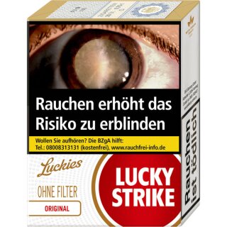 LUCKY STRIKE Original Red ohne Filter 8,40 Euro (10x20)