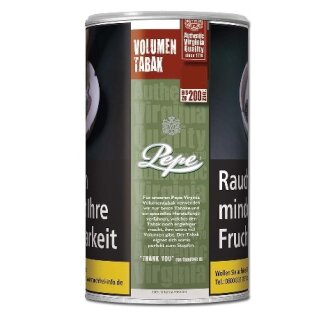 PEPE Rich Green Volumen Tabak XXL-Size (83 gr.)