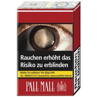 PALL MALL ohne Filter 8,70 Euro (10x20)