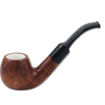 Pfeife CAPITELLO Corteccia Bent Meerschaumfutter braun