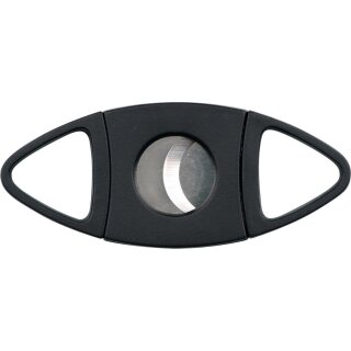 Cigarrenabschneider Kunststoff schwarz 20mm