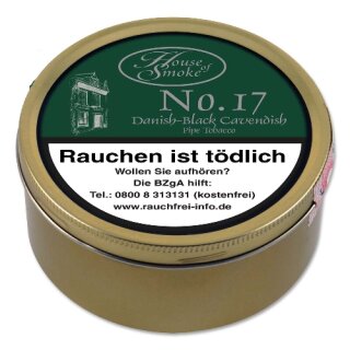 HOUSE OF SMOKE  No 17 Danish Black Cavendish (100 gr.)