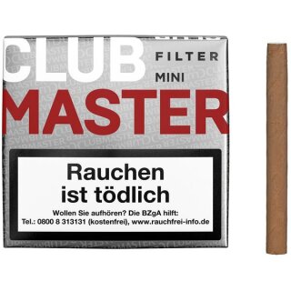CLUBMASTER Mini Filter Red (Vanilla) 20er