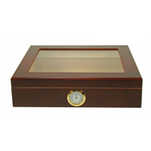 Angelo Humidor braun Glastop