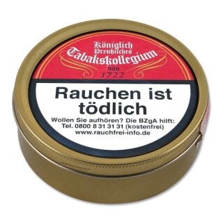 KÃ¶niglich Pr Tabakskollegium rot (100 gr.)