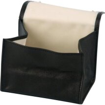 Stellbeutel Schafnappa schwarz