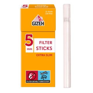 GIZEH Tip Sticks Extra Slim 5mm 126er