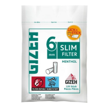 GIZEH Slim Filter Menthol 6mm 120er