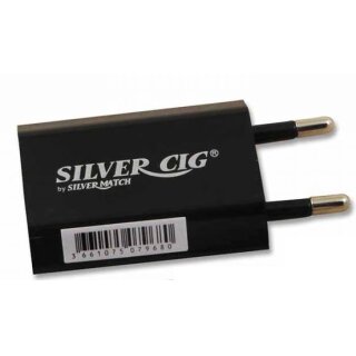 SILVERCIG USB Ladestecker schwarz