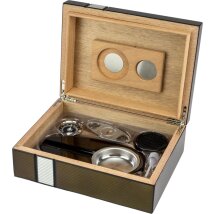 Humidor-Set 2-tone Laserfinish