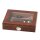 Humidor-Set Wurzelholz-Design Glasdeckel für ca.15 Zigarren