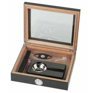 Humidor-Set Carbon Design