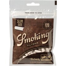 Smoking Brown Slim Filter 6mm 120er