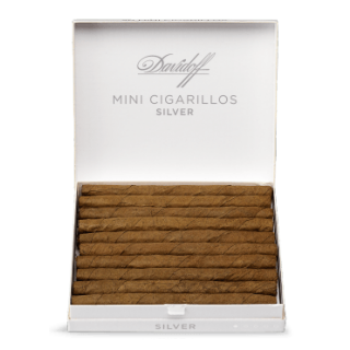 DAVIDOFF "Machine-made" Mini Cigarillos Silver