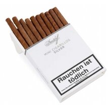 DAVIDOFF "Machine-made" Mini Cigarillos Silver