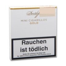 DAVIDOFF "Machine-made" Mini Cigarillos Gold