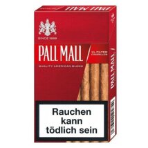 PALL MALL Red XL Filter Cigarillos mit Naturdeckblatt...