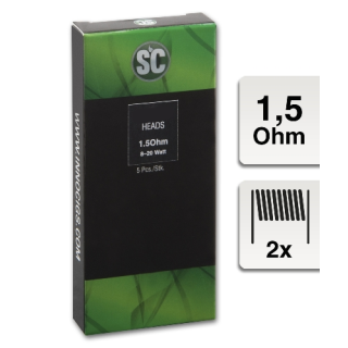 SC Verdampferkerne  iStick  Dual Coil 1,5Ohm 5er