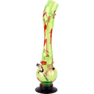 Bong Acryl Lady neongrün 39 cm hoch