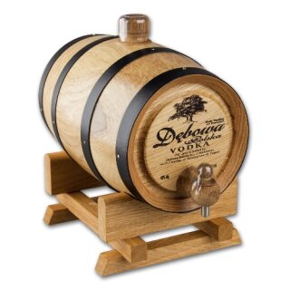 Vodka DEBOWA de Chene 40 % Vol. im 1 Liter Holzfass