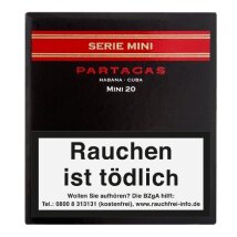 PARTAGAS Serie Mini 20er