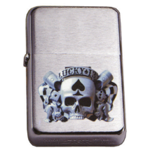 Z-Plus Feuerzeug Skull Lucky 13