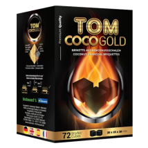 Wasserpfeifenkohle Kokosnuss TOM COCOCHA Gold 1 kg (1000 g)