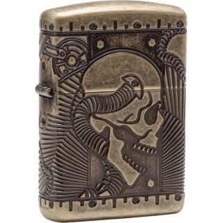 ZIPPO Kupfer Antik Armor Skull Multi Cut 60002848