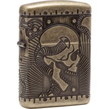 ZIPPO Kupfer Antik Armor Skull Multi Cut 60002848
