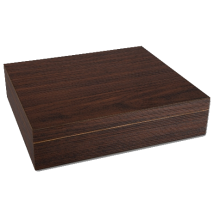 Humidor Walnuss Dekor dunkel H7 x B26 x T22cm mit...