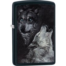 ZIPPO schwarz matt Wolf 60002929